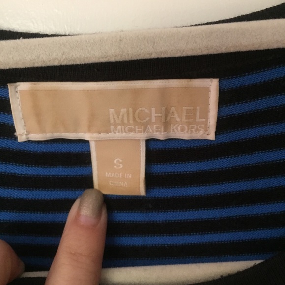 MICHAEL Michael Kors Fitted Stripe Dress, size S - Picture 4 of 4